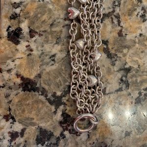Tiffany heart bracelet- silver